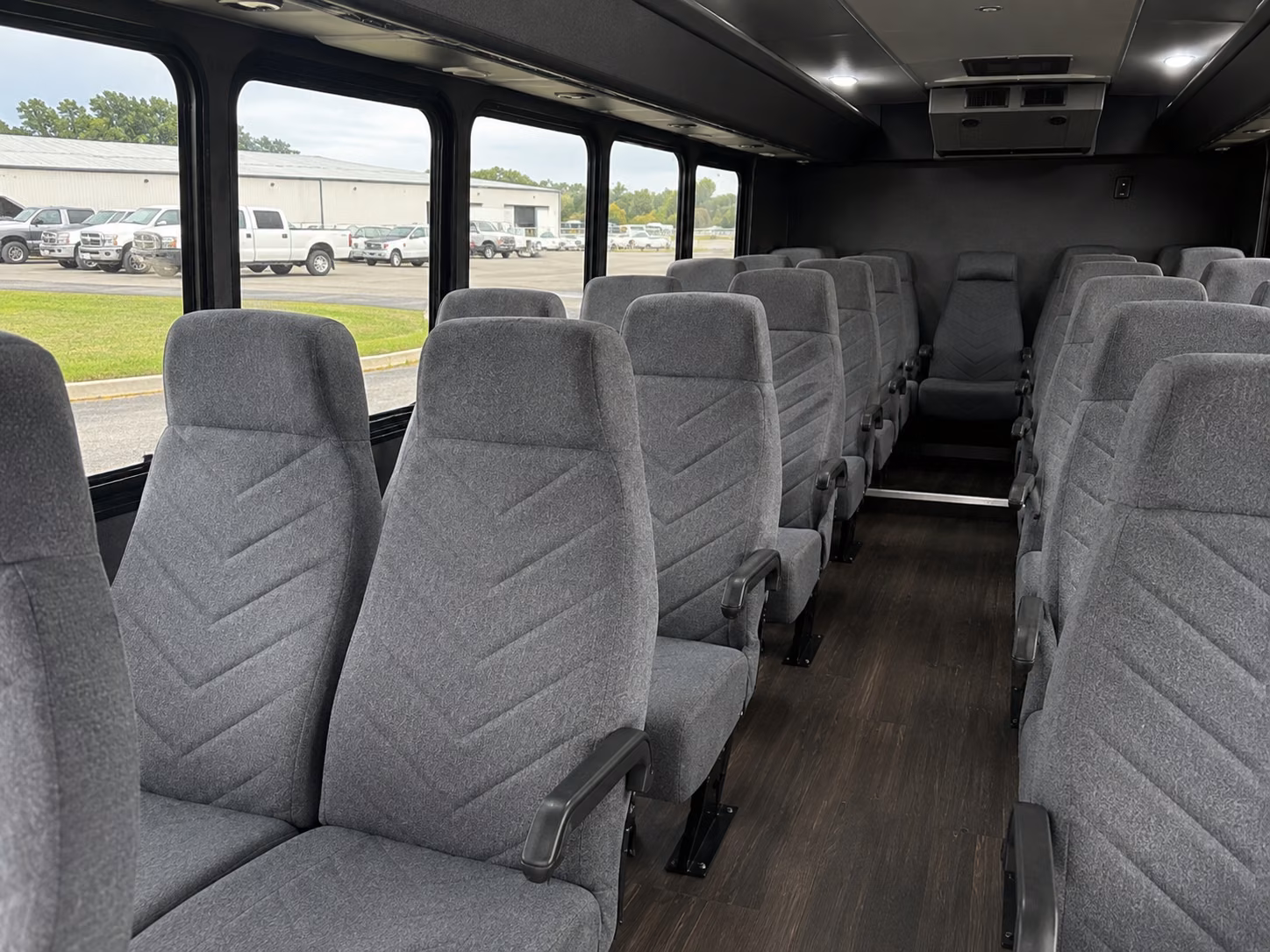 warner robins 20 passenger minibus interior