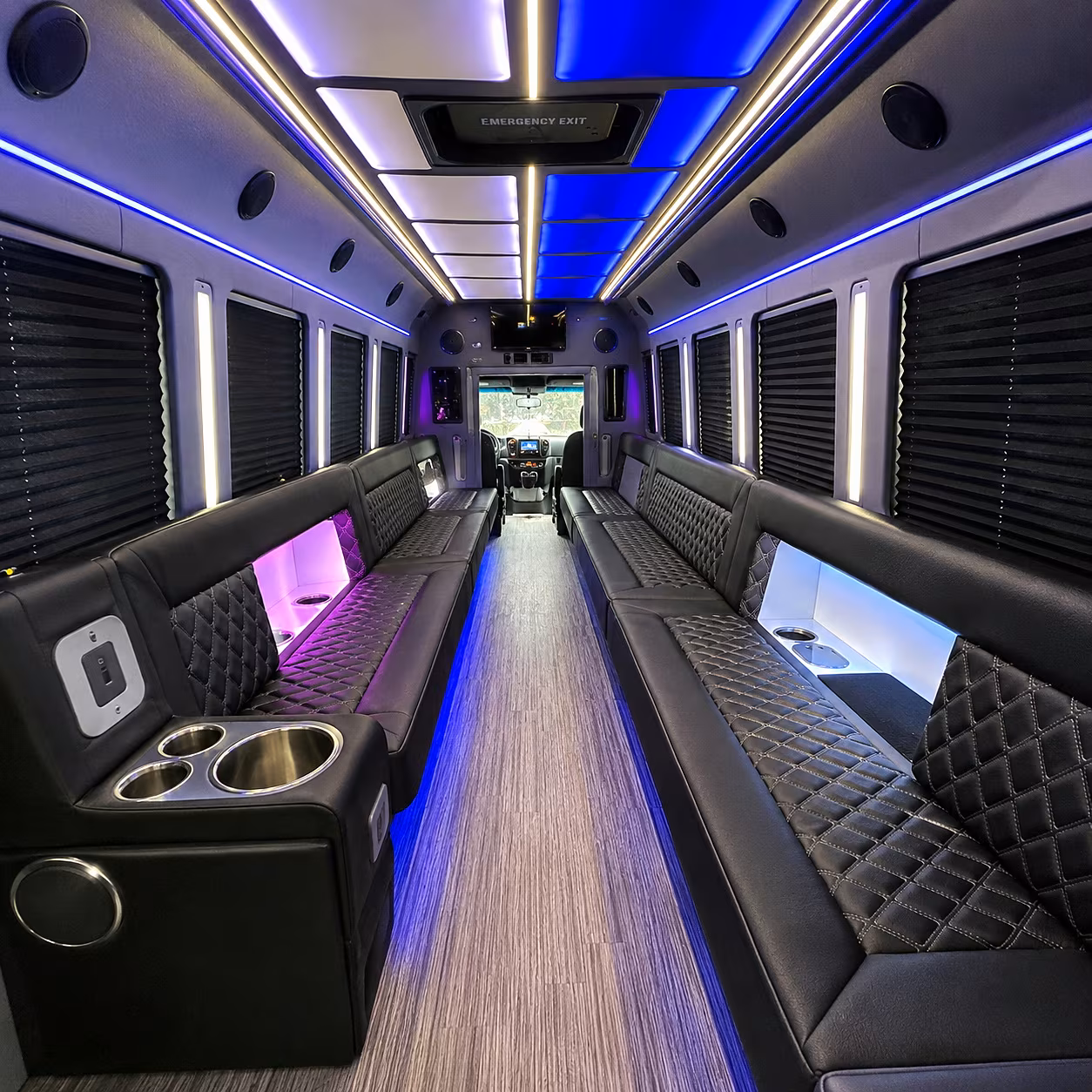 warner robins night town party bus rental