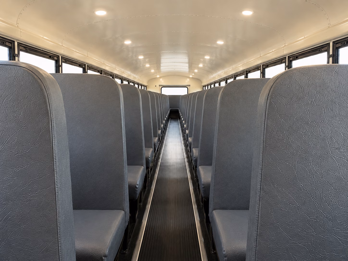 warner robins school bus inside
