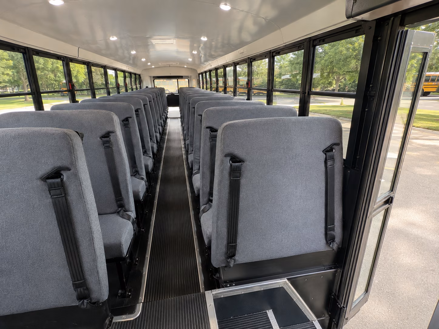 warner robins school bus interior